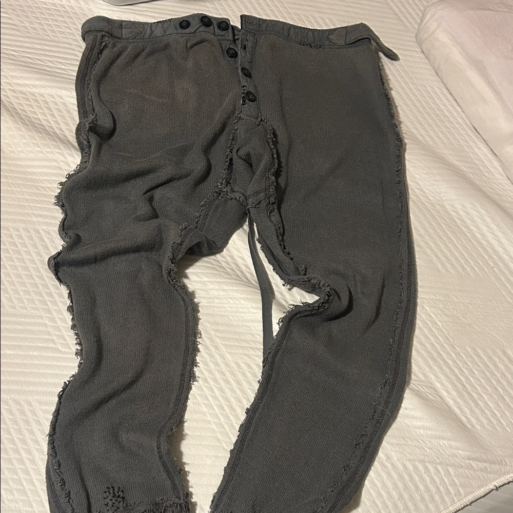 Magnolia Pearl Charcoal Button-Up Joggers